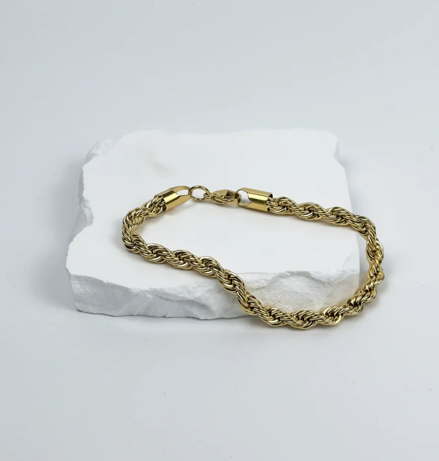 Armband 4mm guld
