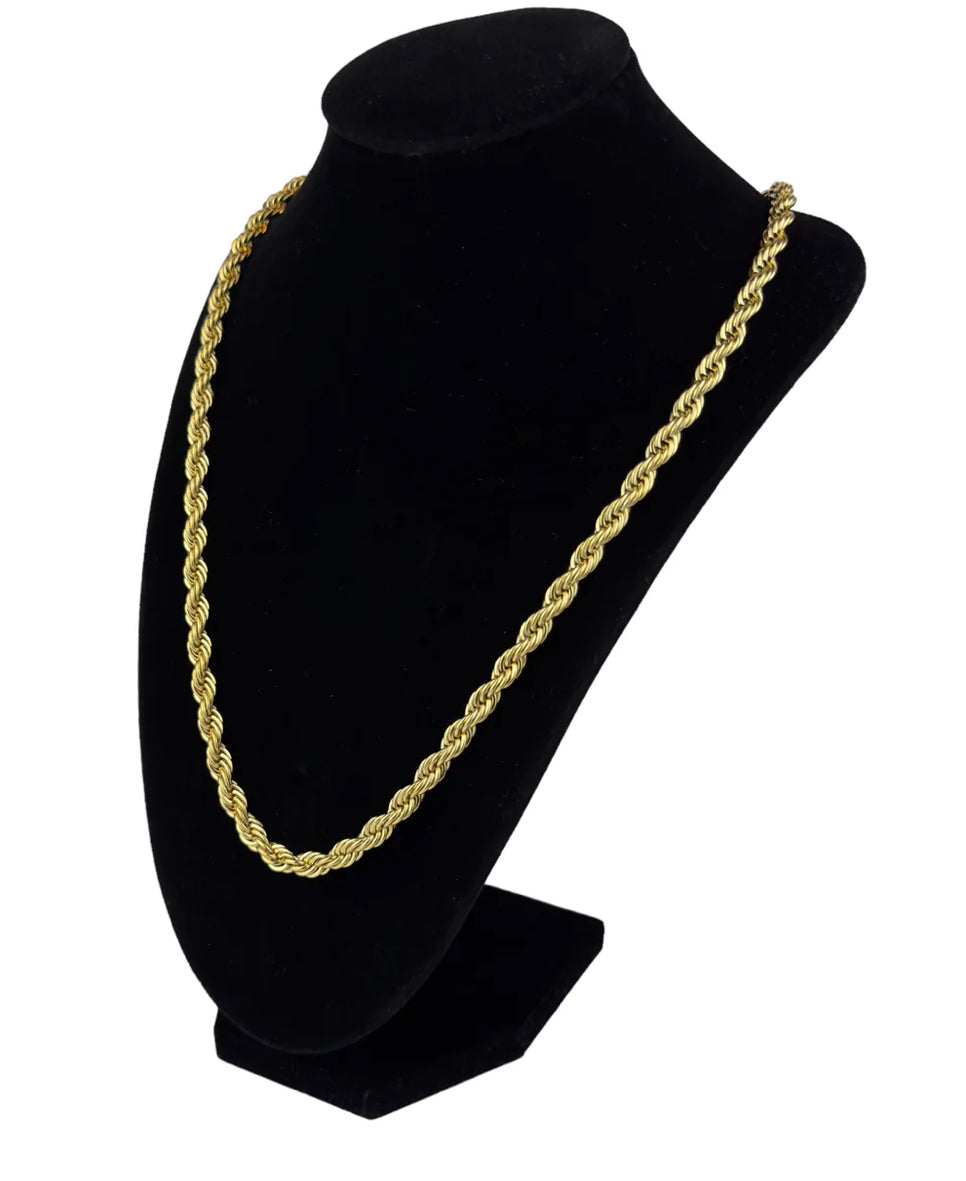 Guld halsband 6mm